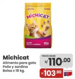 Vega Michicat alimento para gato pollo y sardina oferta