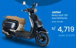 Tiendas EFE Jettor moto golf 125 azul brillante oferta