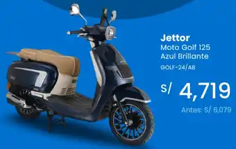 Jettor moto golf 125 azul brillante