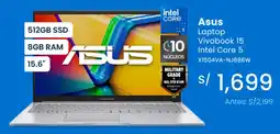 Tiendas EFE Asus laptop vivobook 15 oferta