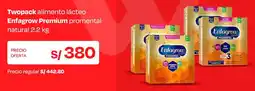 Wong Enfagrow premium twopack alimento lácteo promental natural oferta