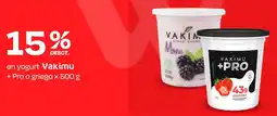 Wong Vakimu en yogurt + pro o griego oferta