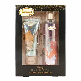 Tottus Set crema manos 70ml+body mist 250ml princesas oferta