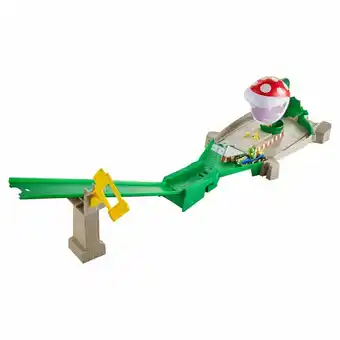 Tottus Hot wheels mario kart, pista planta piraña oferta