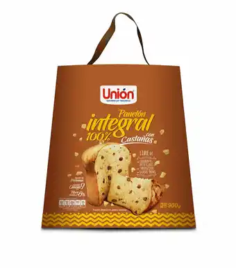 Tottus Paneton integrl castana union caja x900g oferta