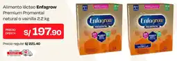 Wong Enfagrow alimento lácteo premium promental natural o vainilla oferta