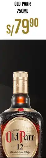 Wong Old parr oferta