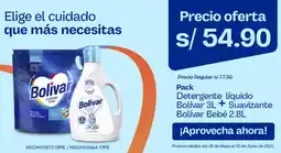 Wong Bolívar detergente líquido oferta