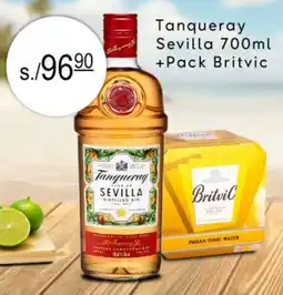 Wong Tanqueray sevilla +Britvic pack oferta