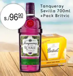 Wong Tanqueray sevilla +Britvic pack oferta