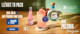 Wong Don julio + mr perkins pink soda oferta