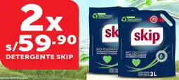 Wong Skip detergente oferta