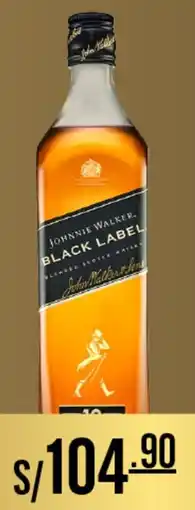 Wong Johnnie walker black label oferta