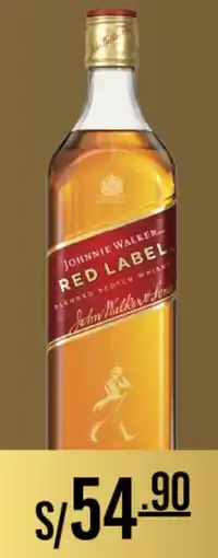 Wong Johnnie walker red label oferta