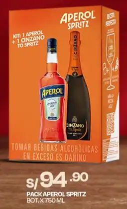 Wong Aperol spritz pack bot. oferta