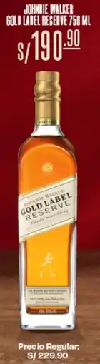 Wong Johnnie walker gold label reserve oferta