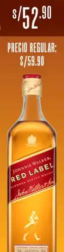 Wong Johnnie walker red label oferta