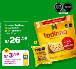 Tambo Todinno panetón bolsa oferta