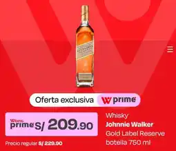 Wong Johnnie walker whisky oferta