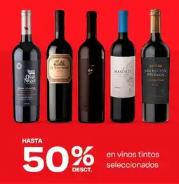 Wong En vinos tintos seleccionados oferta