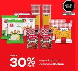 Wong Molitalia en packs para tu despensa oferta