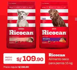 Wong Ricocan alimento seco para perros oferta