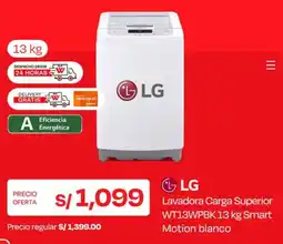 Wong Lg lavadora carga superior oferta
