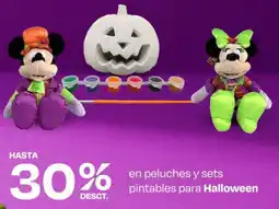 Wong Halloween en peluches y sets pintables para oferta