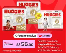 Wong Huggies natural care pañales para bebé oferta