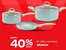 Wong Brinox en ollas y sartenes oferta