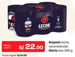 Wong Gloria leche reconstituida lata oferta