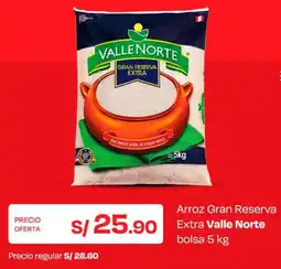 Wong Valle norte arroz gran reserva extra bolsa oferta