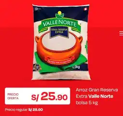 Wong Valle norte arroz gran reserva extra bolsa oferta