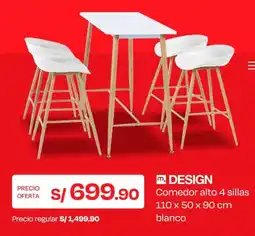 Wong Design comedor alto oferta