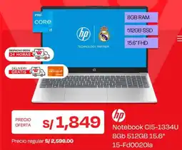 Wong Hp notebook c15-1334u oferta