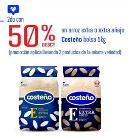 Wong Costeño en arroz extra o extra añejo bolsa oferta