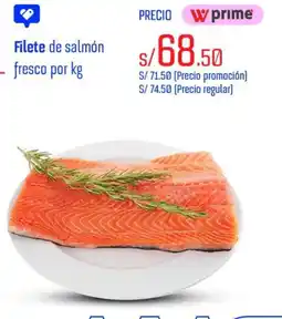 Wong Filete de salmón - fresco oferta