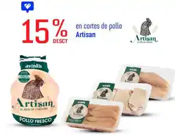 Wong Artisan en cortes de pollo oferta