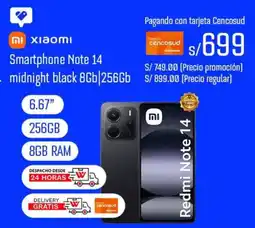 Wong Xiaomi smartphone note 14 oferta