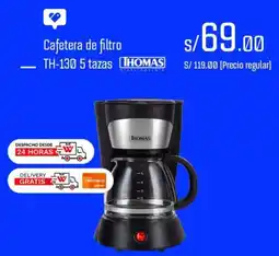 Wong Thomas cafetera de filtro oferta
