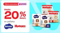 Wong Huggies/ babysec en pañales oferta