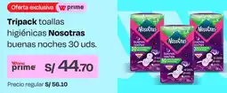 Wong Nosotras higiénicas buenas noches oferta