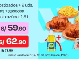 Wong Inca kola 2 pollos rostizados oferta