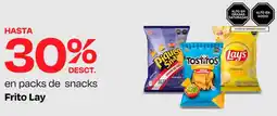 Wong Frito lay en packs de snacks oferta