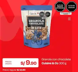 Wong Cuisine & co. granola con chocolate oferta