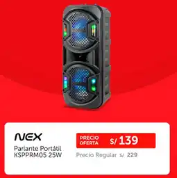 Wong Nex parlante portátil oferta
