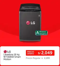Wong Lg lavadora oferta