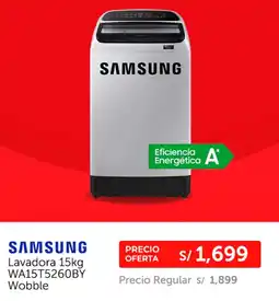 Wong Samsung lavadora oferta