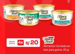 Wong Fancy feast alimento húmedo en lata para gatos oferta