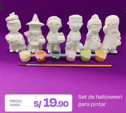 Wong Set de halloween para pintar oferta